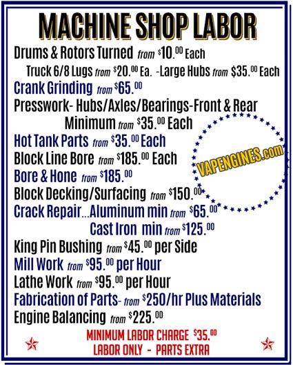 Brake Drums and Rotors Turned-Pricing