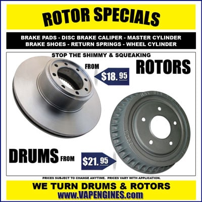 Brake Drums and Rotors for sale