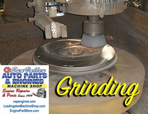 Grinding service at machine shop