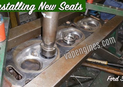 Install new cylinder head valve seats