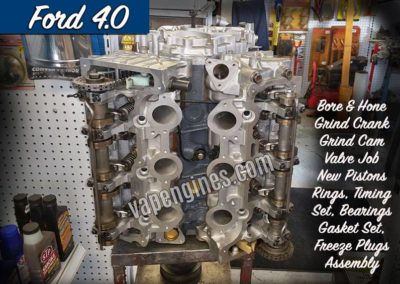 Ford 4.0 Engine Rebuild Machine Shop