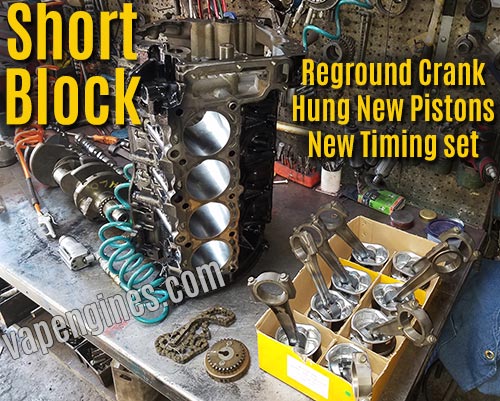 Building a short block engine