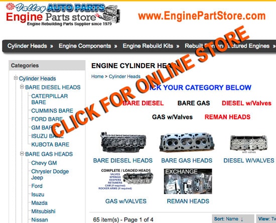 Buy New Cylinder Heads