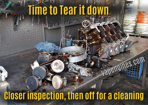 car engine teardown and inspect