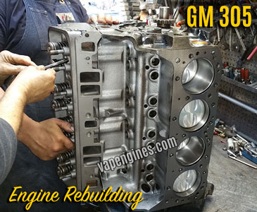 Chevy GM 305 Engine Rebuild shop