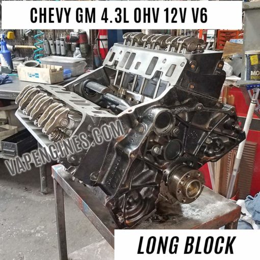 Remanufactured Chevy GM 4.3 engine for sale