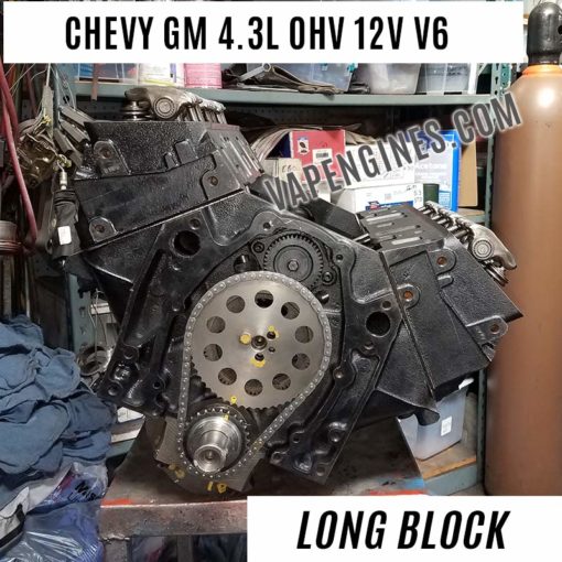 Remanufactured Chevy GM 4.3 engine for sale
