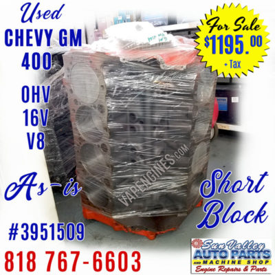 Used Chevy 400-casting 3951509