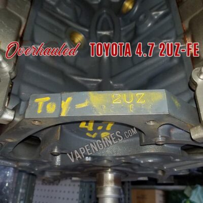 Toyota 4.7 2UZ engine block stamp