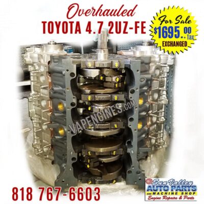 98-09 Overhauled Toyota 4.7 2UZ-FE