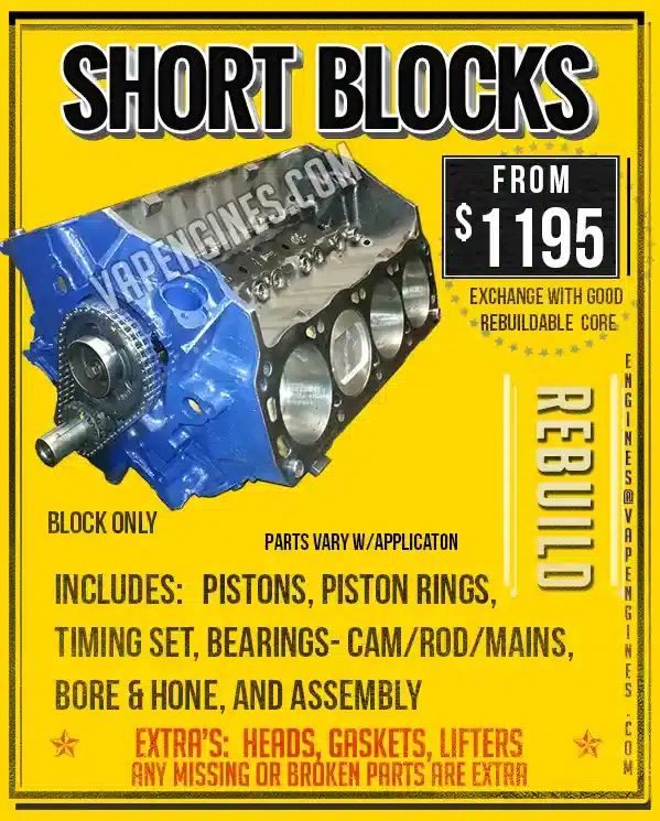 SHORT-BLOCK-ENGINE-REBUILDING-LOS-ANGELES-promo banner Short block engines rebuilt remanufactured banner